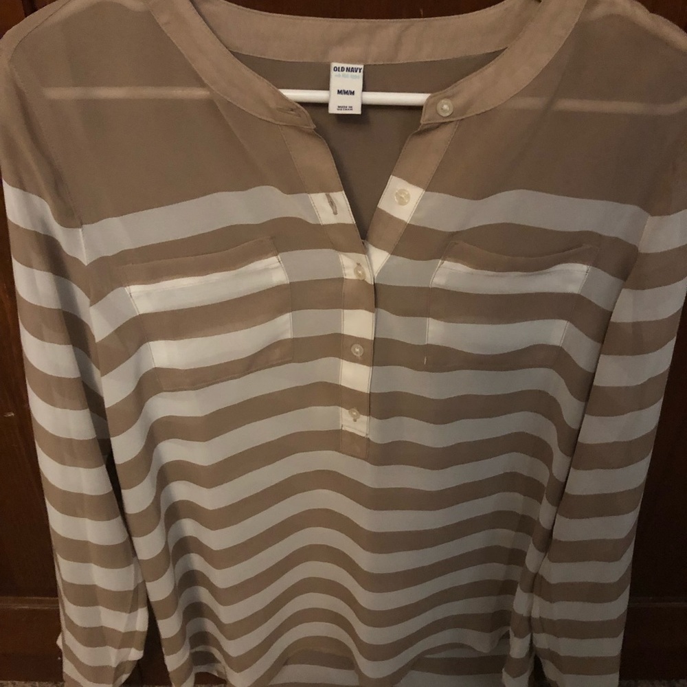 Long sleeve sheer shirt